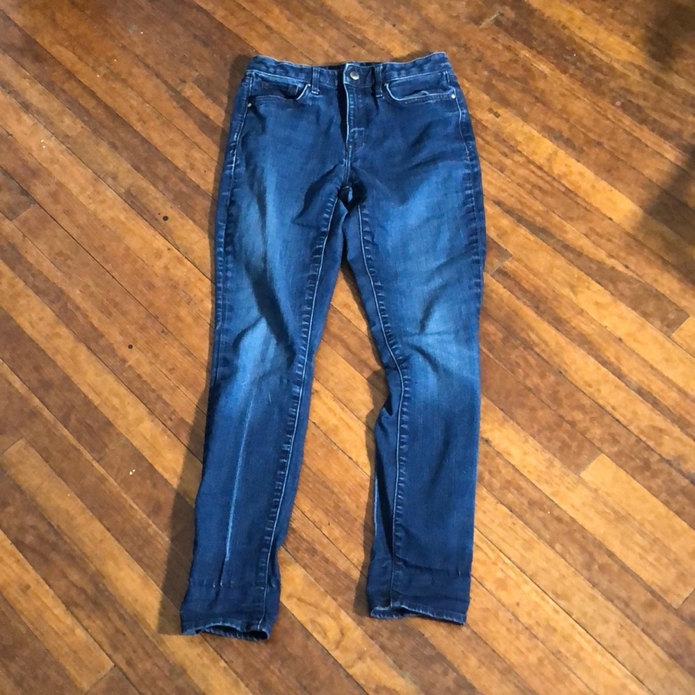GAP High rise skinny jeans dark wash 27r